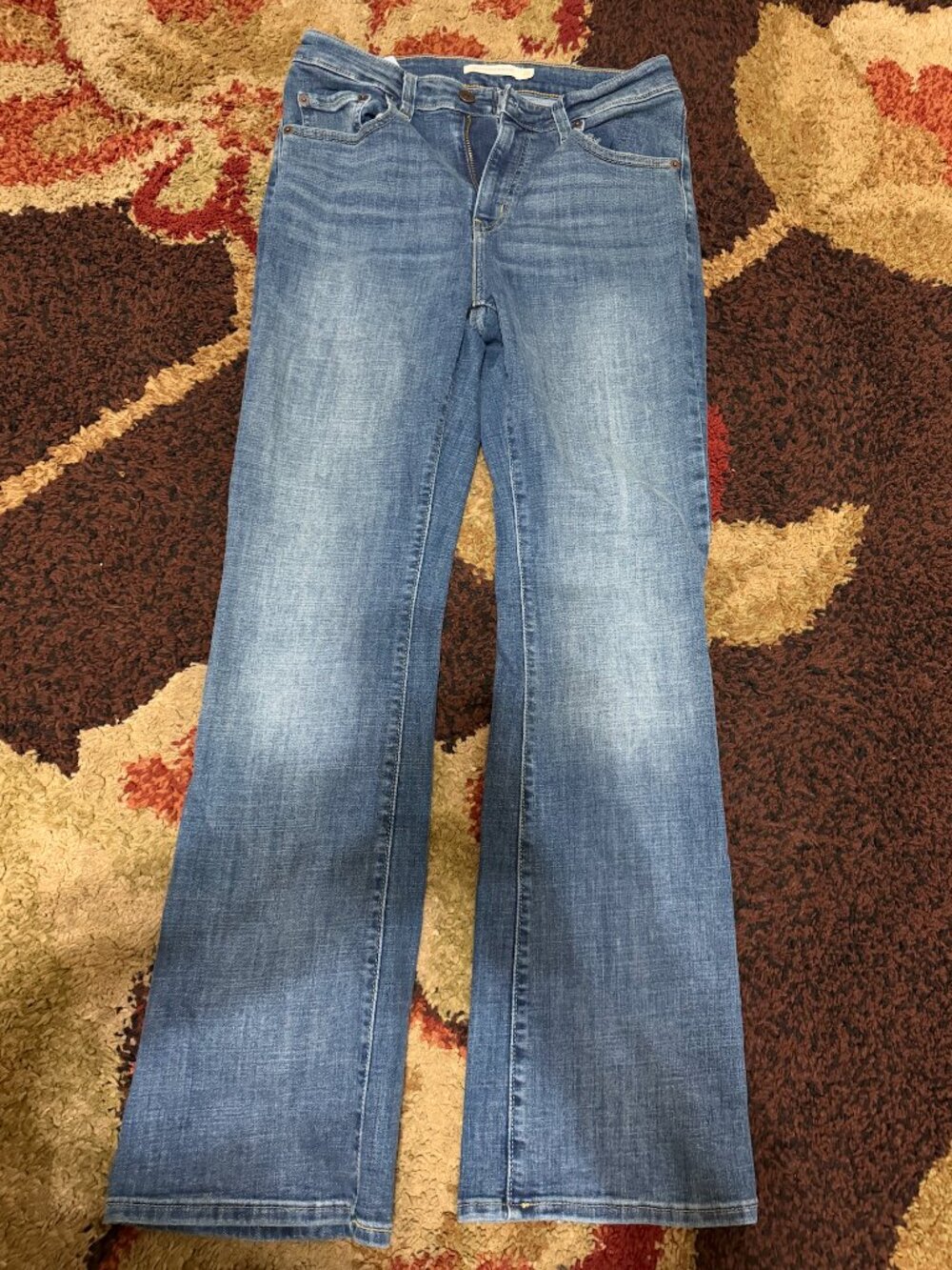 Levi's 725 High Rise Bootcut Denim Jeans Size 28 Like New
